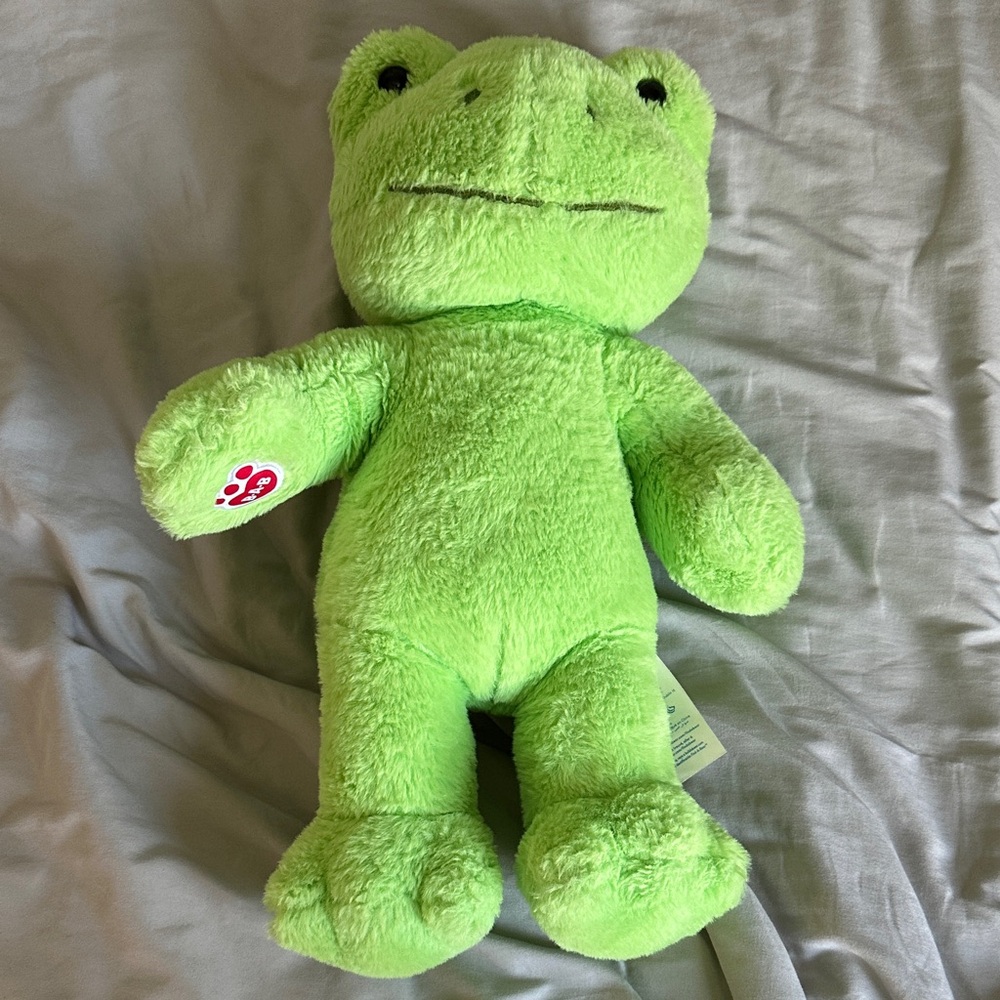 Build-A-Bear Lime Green Plush Bear